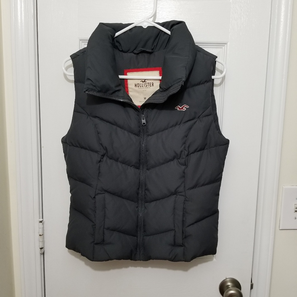 Gray Hollister vest